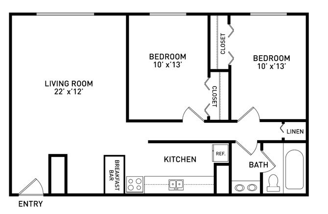 Floor Plan - 1010 Waters Edge Dr