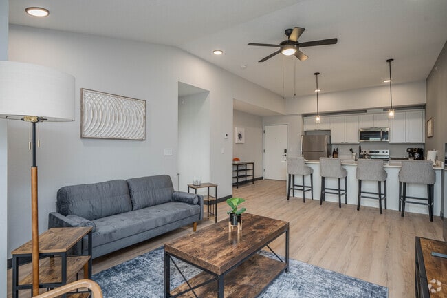 1BR,1BA - 795SF - Living Room - Stone Haven Apartments
