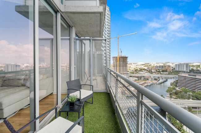 Living room balcony - 690 SW 1st Ct