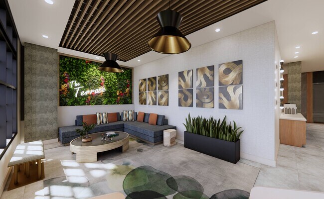 Enter the lobby lounge, a space that instantly feels like home, with comfort and style from the moment you arrive. - The Terrace