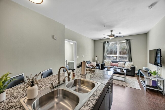 Model Kitchen - Park Place Waco Apartments