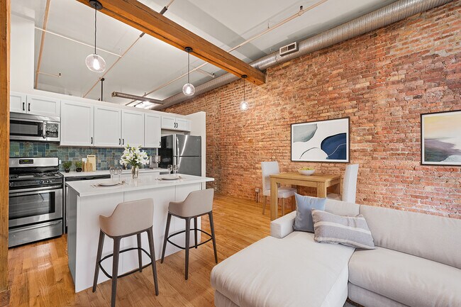 Vista de la sala de estar/cocina 1 - 1525 S Michigan Ave