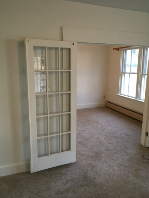 French doors to Dining Room - 18 Conant Sq