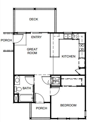 1BR/1BA - Grove at Sunset Court