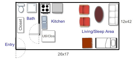Lawn Village – Small Studio