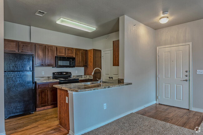 1BR, 1BA - 735 SF A1 - Cocina - SUNSET LODGE