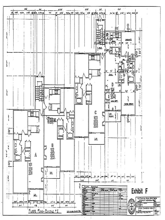 Interior floor plans - Kettering Hills Apartments