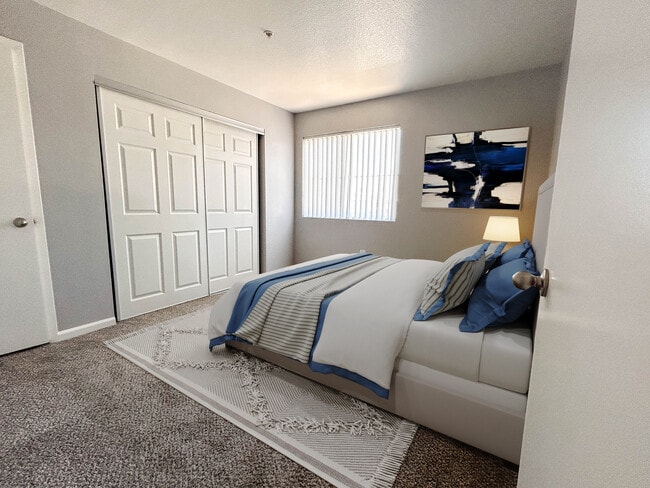 1 BR, 1 BA - Bedroom - Fremont Villas