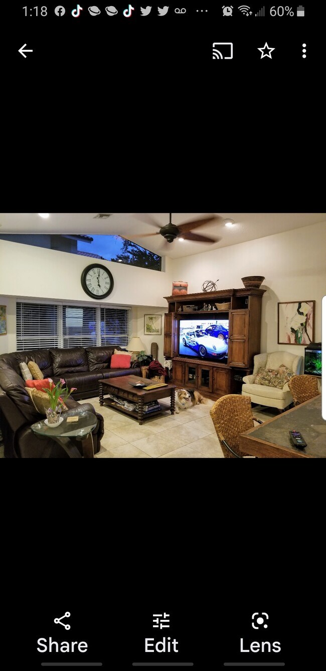 70" TV with built in surround sound - 6508 Winding Lake Dr