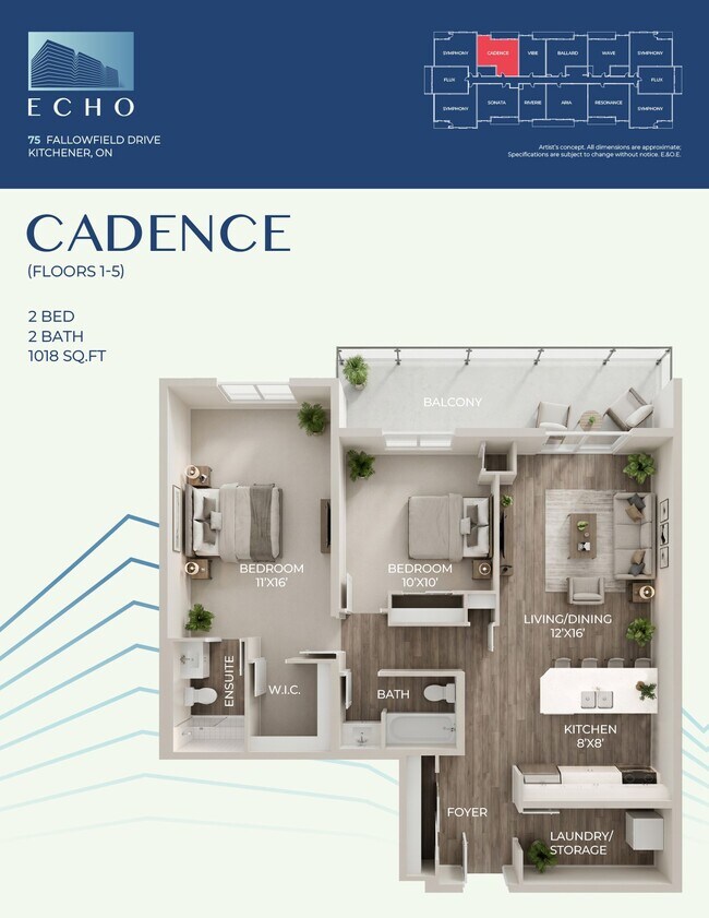 Plan d'étage - Echo