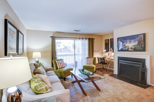Sala de estar - Highland Oaks Apartments