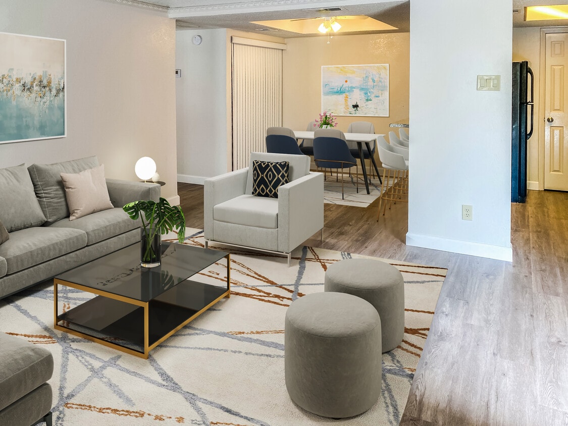 Open living dining room - 8510 Park Ln