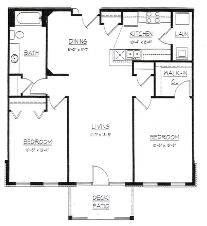 2BR/1BA - Sunwood Apartments