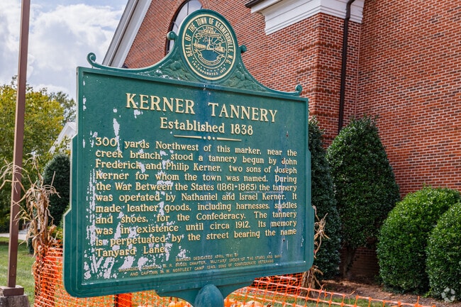 Kerner Tannery, established in 1838 by Joseph Kerner's sons, named the town after them.