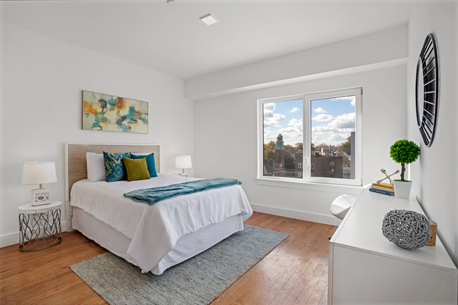 Light-filled Bedroom - Harrison Playhouse Lofts