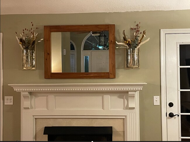 Fireplace mantel - 108 Arbordale Ln