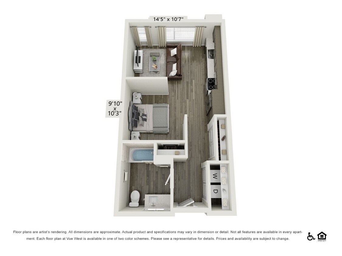 Plano de planta - Vue West