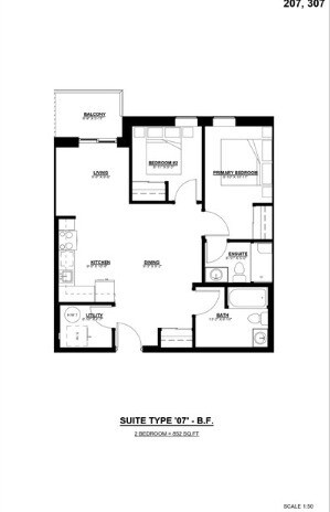 Plan d'étage - Brubacher Flats