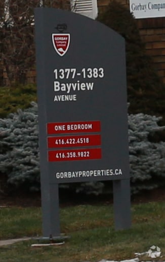  - 1383 Bayview Ave