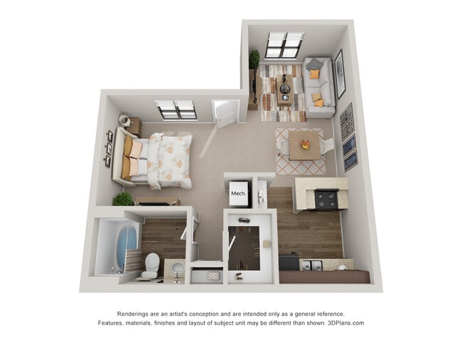 Studio - Samara East Apartments