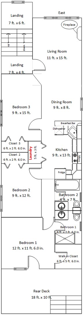 Foto del edificio - Condo Quality 3Bed/2bath in Wicker Park! In-Unit Laundry! Central Air! Blue Line!