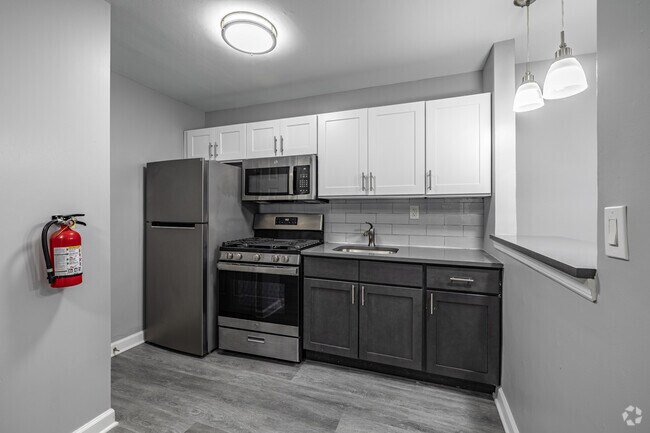 1 habitación, 1 baño - 650 pies cuadrados - Cocina - Haledon Estates Apartments