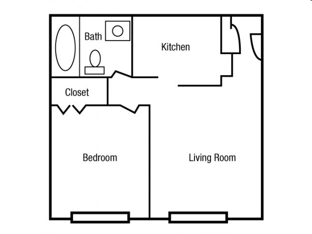 1HAB/1BA - Pelican Bay Apartment Homes