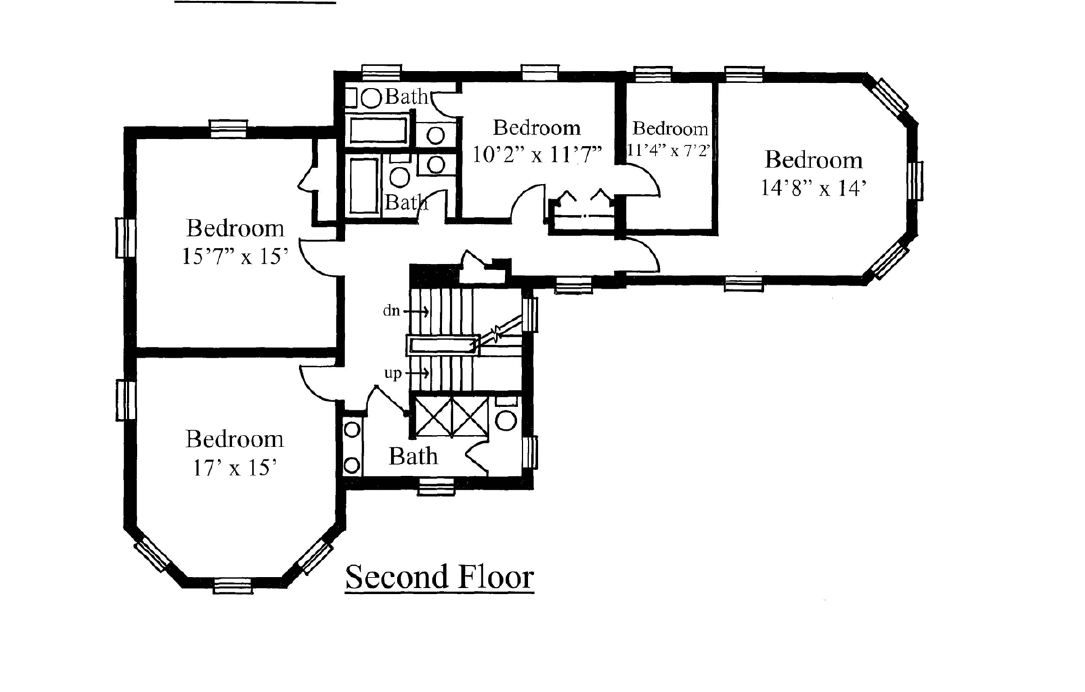 2nd Floor Plan - 167 Chancellor St