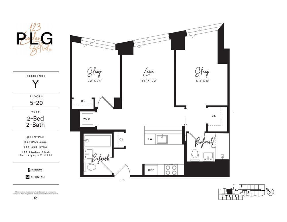 123 Linden Blvd Unit 17Y, Brooklyn, NY 11226 Apartment for Rent in
