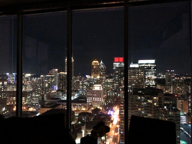 View from Living Room - 855 Peachtree St NE Apartment