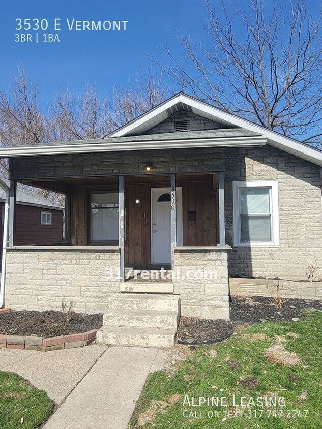 3530 E Vermont St, Indianapolis, IN 46201 House Rental in