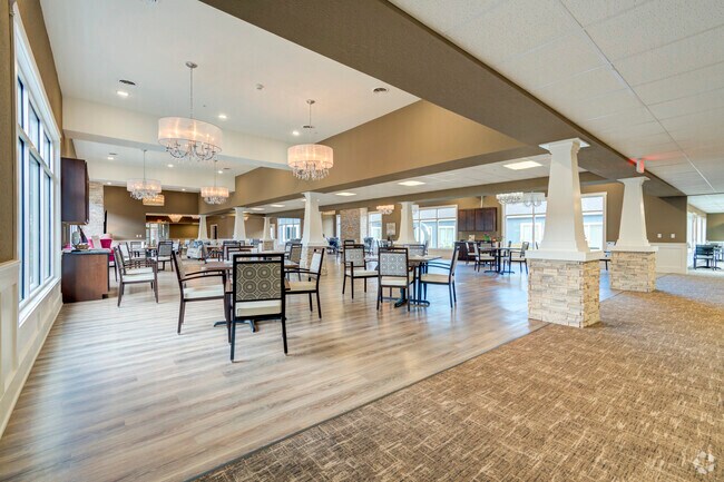 Comedor principal - Hampton Manor of Van Buren - Senior Living