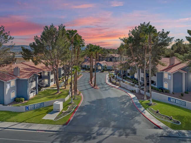 Aerial View Of Entrance - Bay Breeze Apartments