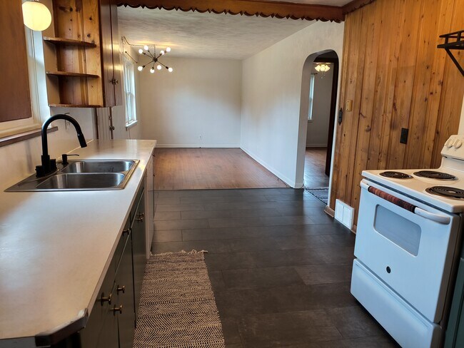 Kitchen and Living Room - 434 Parkwood Dr