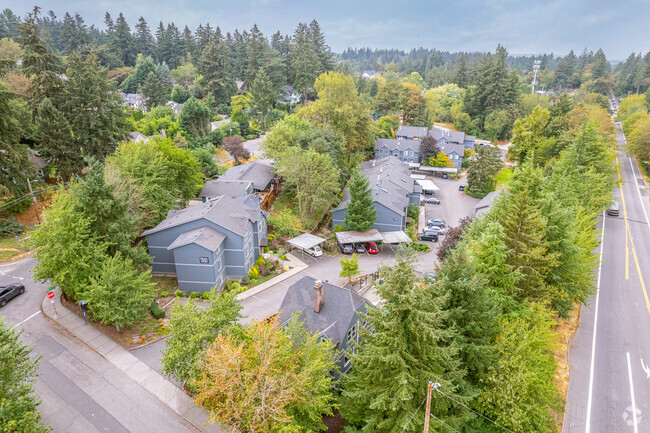 Aerial Photo - Multnomah Village Apartments