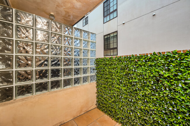 Balcony with Leaves wall for privacy - 1000 S Westgate Ave