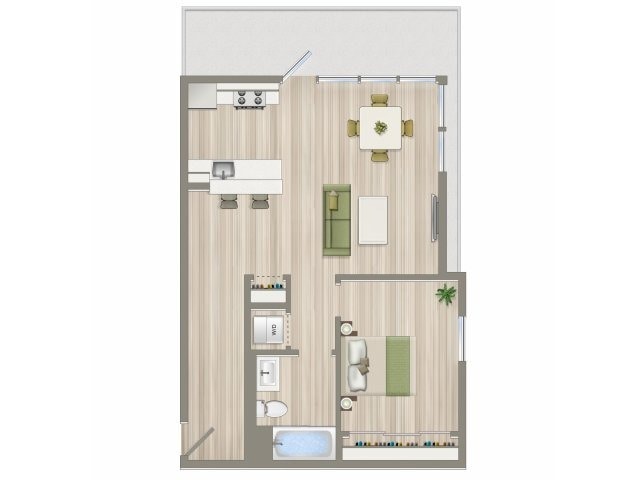 1b1b-t, 824 sq, 1x1 - Fiona