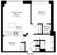 2 Bed 1 Bath D