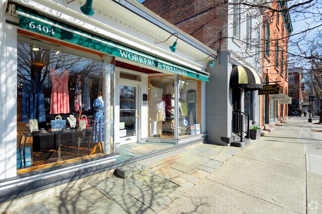 Rhinebeck Mercantile Local Shop Lined Streets