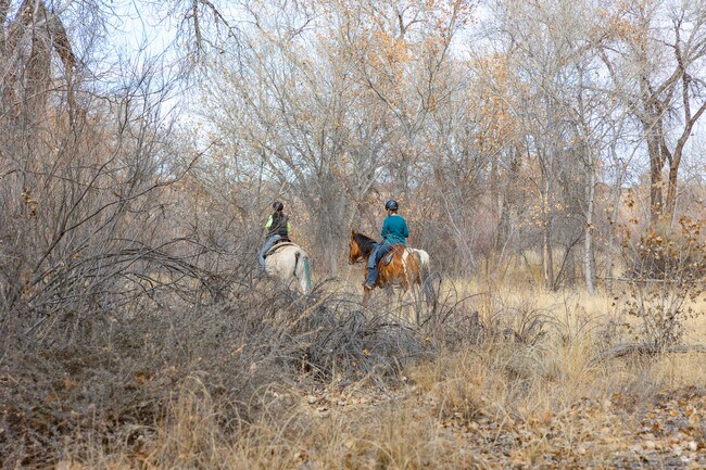 Horse riders will be right at home living on the Westside, some can even leave from their yards.