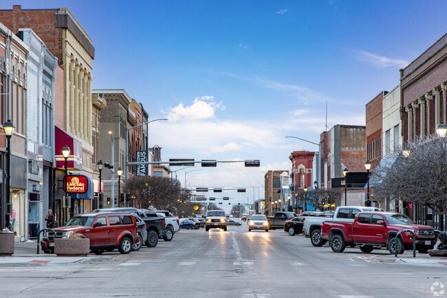 Downtown Hastings gets busy during the weekends and evenings.