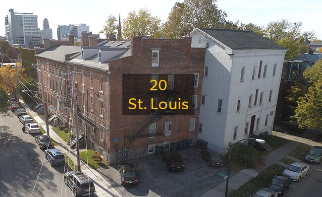 20 St Louis Pl, Buffalo, NY 14202 Aerial View - 20 St Louis Pl
