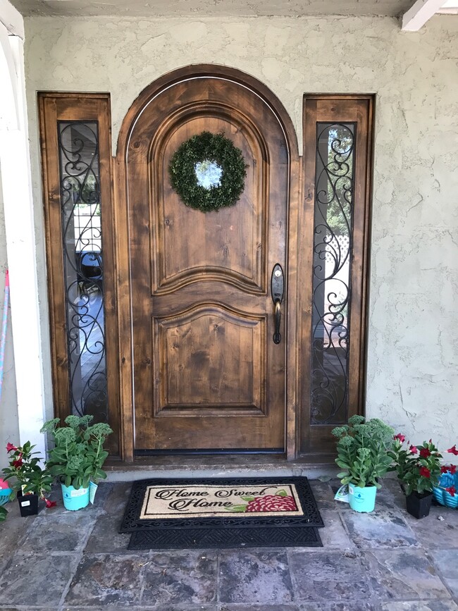 Front door - 110 Taormina Ln