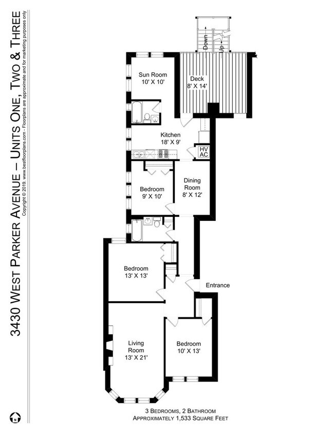 Interior Photo - 3428 Parker LLC