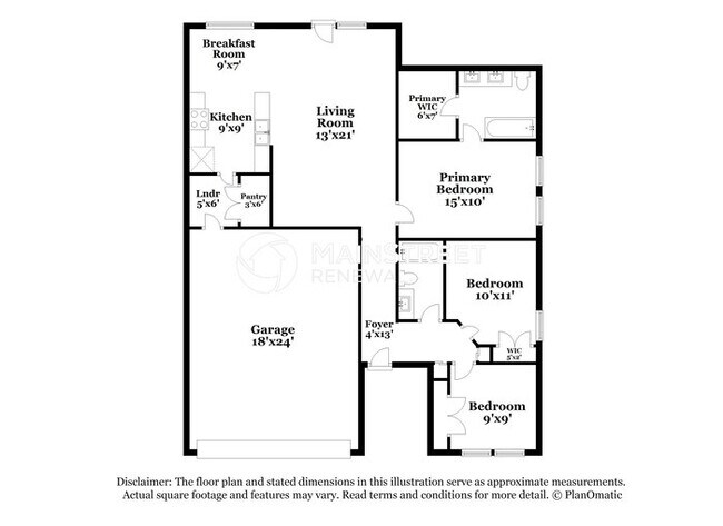 Foto del edificio - 3 Bedroom Pet-Friendly Home in Horn Lake, MS with Main Street Renewal