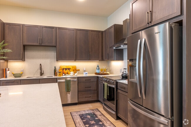 2BR, 2BA - 1,208SF - Kitchen - Modera Trailhead