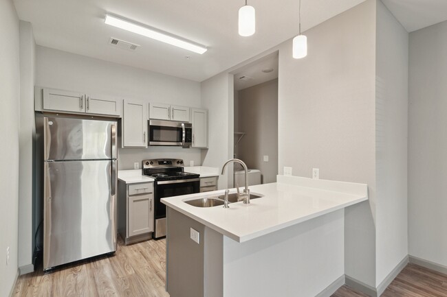 Newly Renovated Kitchen - Riverwalk Apartments