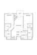 Plan E - 2 bed 2 bath 1086