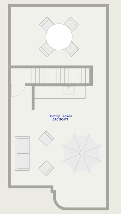 Floor Plan - Third Floor Terrace - 14546 SW 260th St