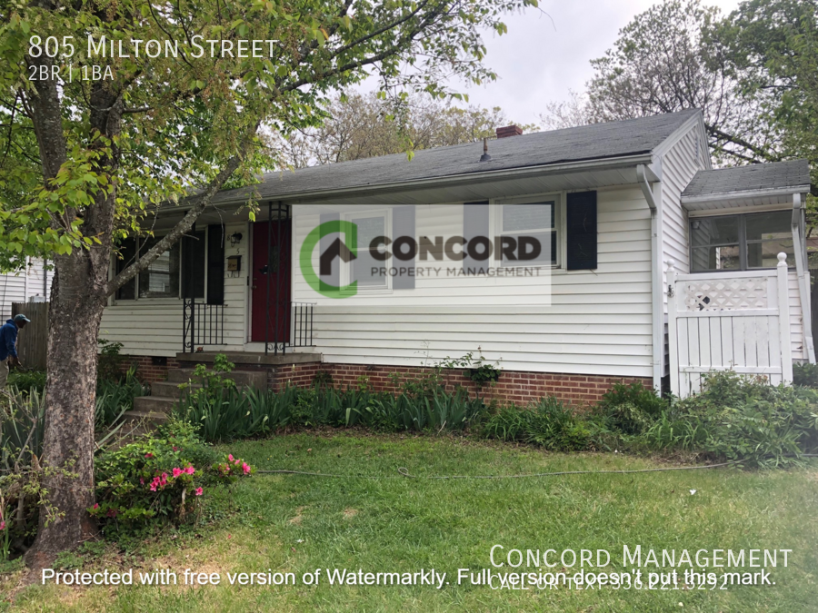 Primary Photo - 805 Milton St/Concordmgmt.com 336-273-0598...